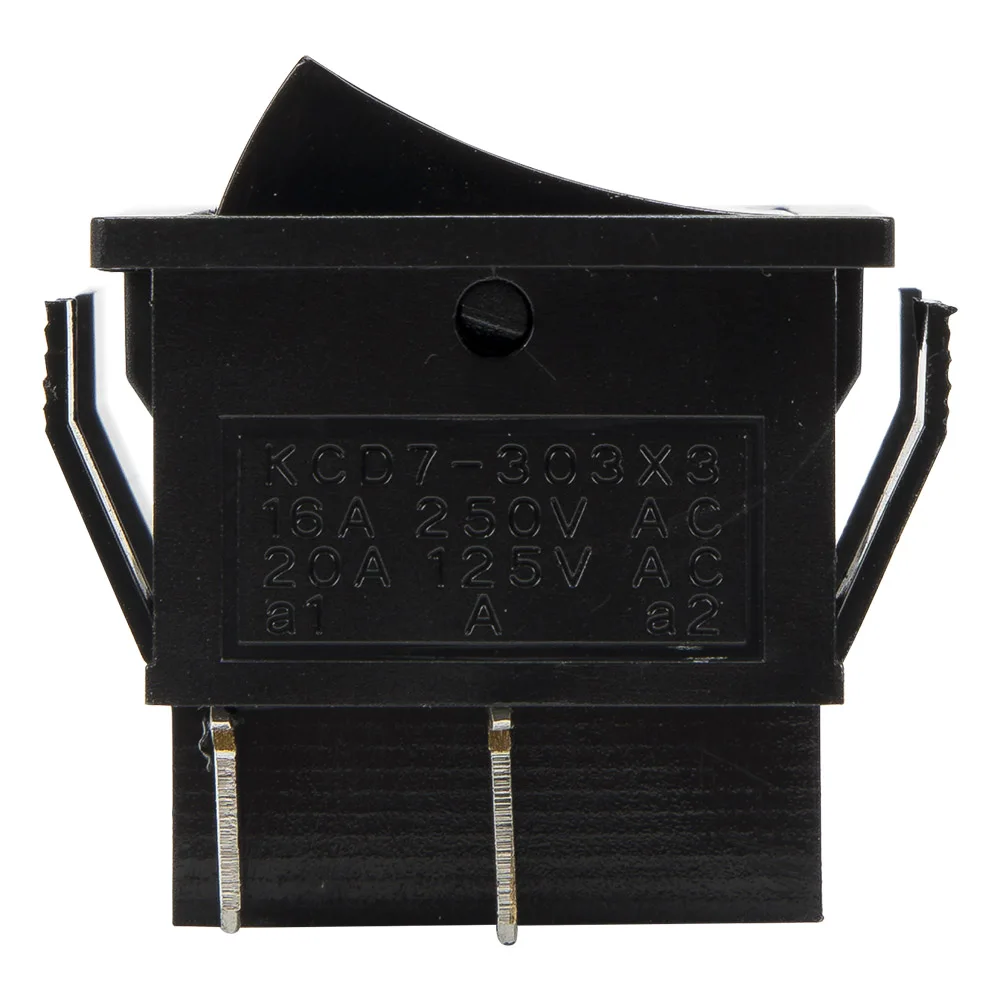 KCD7-301 Melubangi 28X31 Mm 6 Pin On-Off Perahu Rocker Switch Saklar Daya