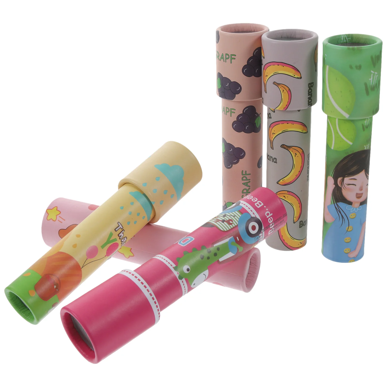 30 Pcs Kaleidoscope Mini Toys Kids Exploring Plaything for Learning Cognitive Paper Kaleidoscopes Child Children Cartoon