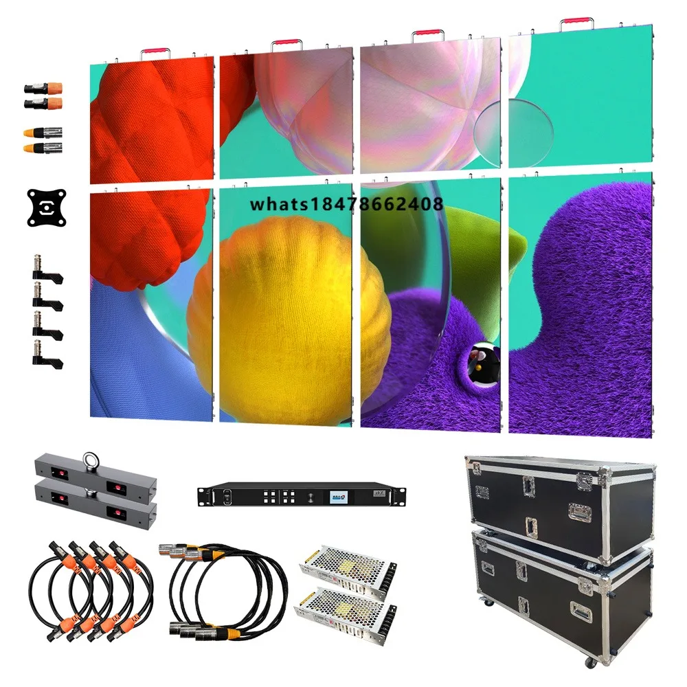 New waterproof outdoor large-scale advertising LED TV screen P2.604 rental advertising LED stage display