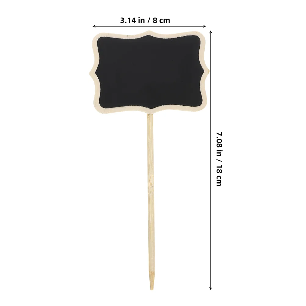 20 Stuks Mini Krijtbord Borden Kleine Schoolbord Voedsel Etiketten Party Buffet Prikborden Craft Display Levert Grote Krijtbord