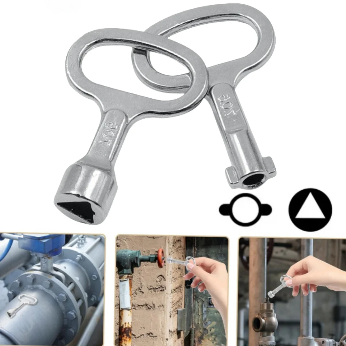 สามเหลี่ยม/ซ็อกเก็ตไฟฟ้าตู้กล่องสวิทช์แผงคีย์ Metro รถไฟลิฟท์ประตู Key Universal Key ประแจมัลติฟังก์ชั่น