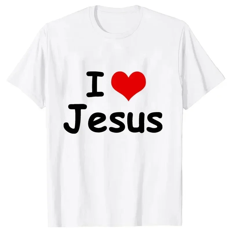 LE Jesus Print T-shirty Kobiety Mężczyźni Chrystus Casual Krótki rękaw O Neck 3d Tees Harajuku grafika t shirty