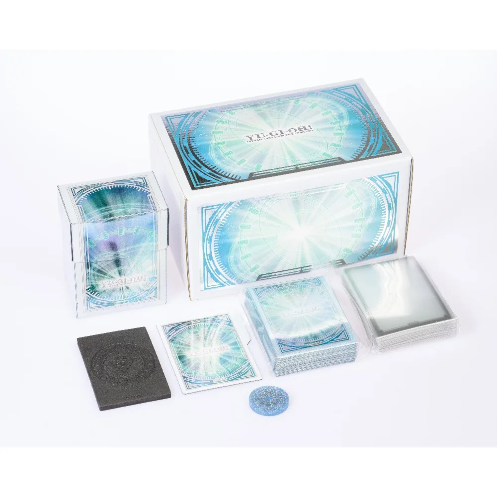 Yugioh Official Game Duel Monsters Prismatic Summon Fusion - Custodia, Bustine Protettive, Moneta e Sottobicchiere (Carte e Pacchetti di Carte Non Inclusi)