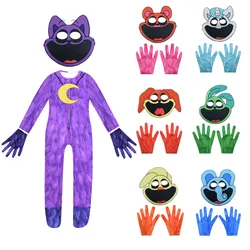 Fancy Halloween Costume for Kids Smiling Critters Cat Jumpsuit Cosplay Catnap Dogday Elephant Bear Anime Christmas Gift for Kid