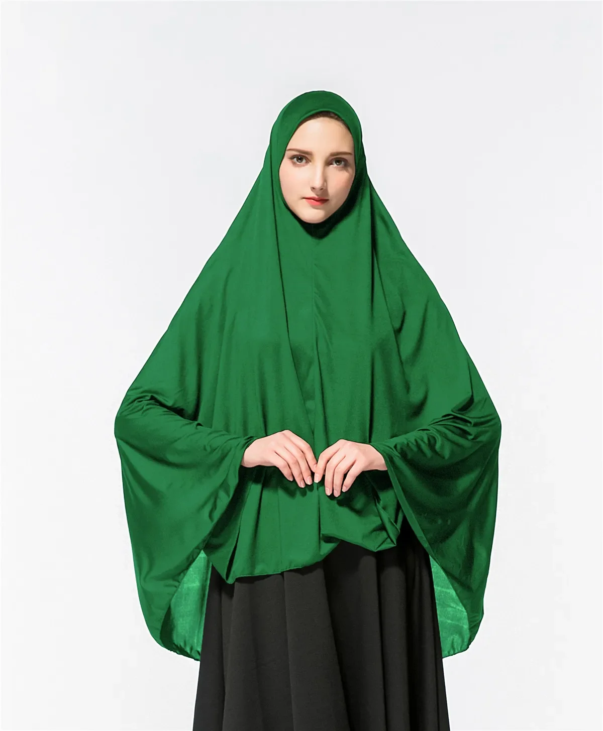 İslami giyim Müslüman Uzun Başörtüsü Namaz Konfeksiyon Kadın Türban ramazan başörtüsü Resmi Abaya Hicap musulmane khimar