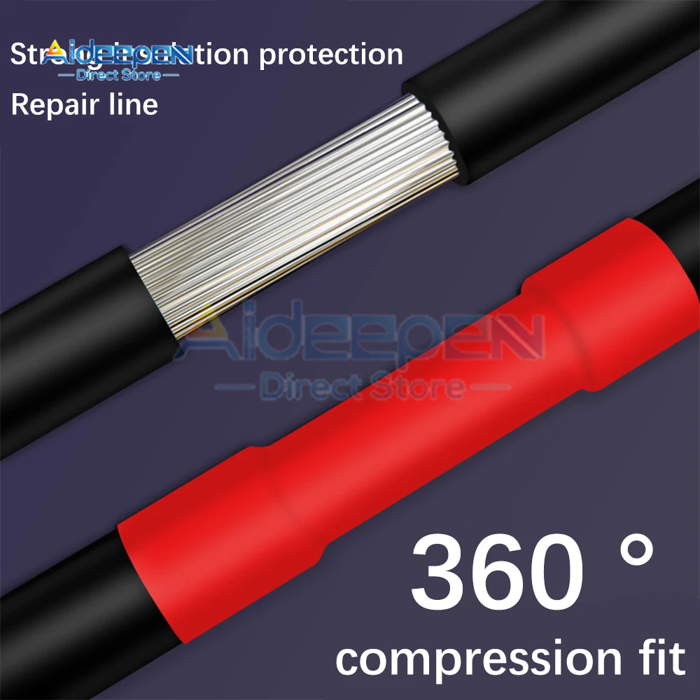 3:1 Thermoresistant Tube Heat Shrink Wrapping Kit Assorted Wire Cable Sulation Sleeving Transparent Heat Shrink Tubing