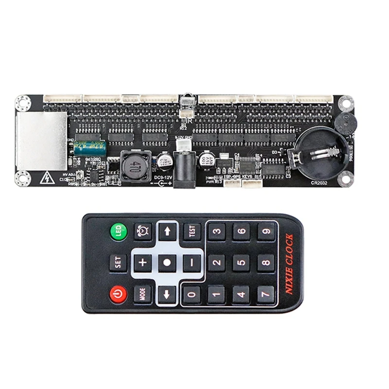 

6-значные универсальные светящиеся трубки для часов Nixie, материнская плата MAX1771, дистанционное управление IN12 IN14 IN18, бытовое аудио DIY