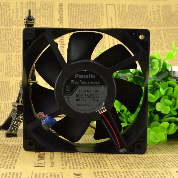ORIGINAL FBA12G12U 12CM 12038 DC12V 0.65A VENTILADOR de REFRIGERAÇÃO