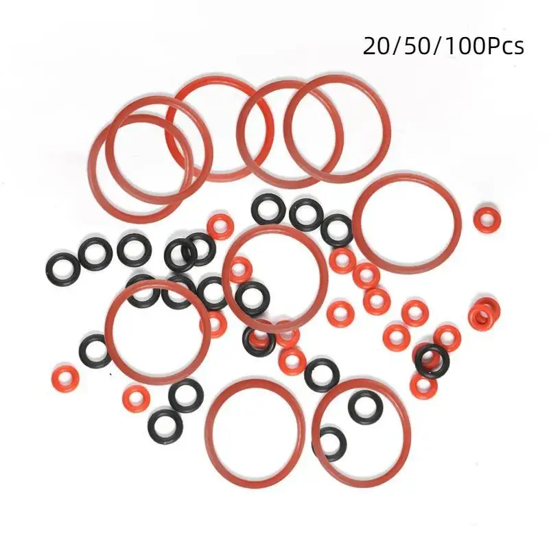 20/50/100 PCS Silicone O-Ring Seals Maintenance Set Compatible With Jura Series Coffee Machines