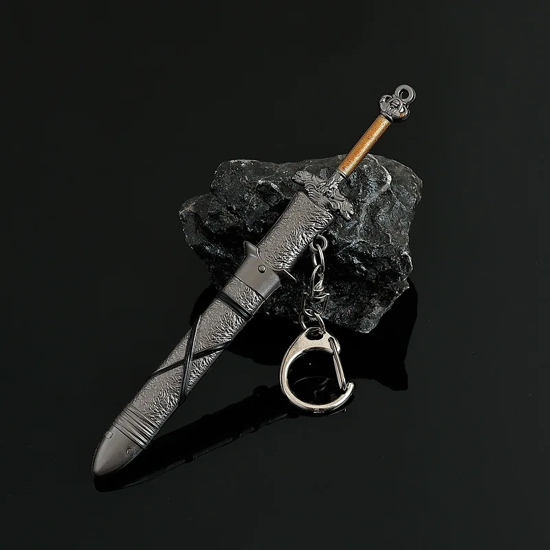 Nuevo Juego Atlantean de 12cm, brazos periféricos, modelo de Metal, accesorios de embalaje trasero, llavero, regalos de cumpleaños, juguete