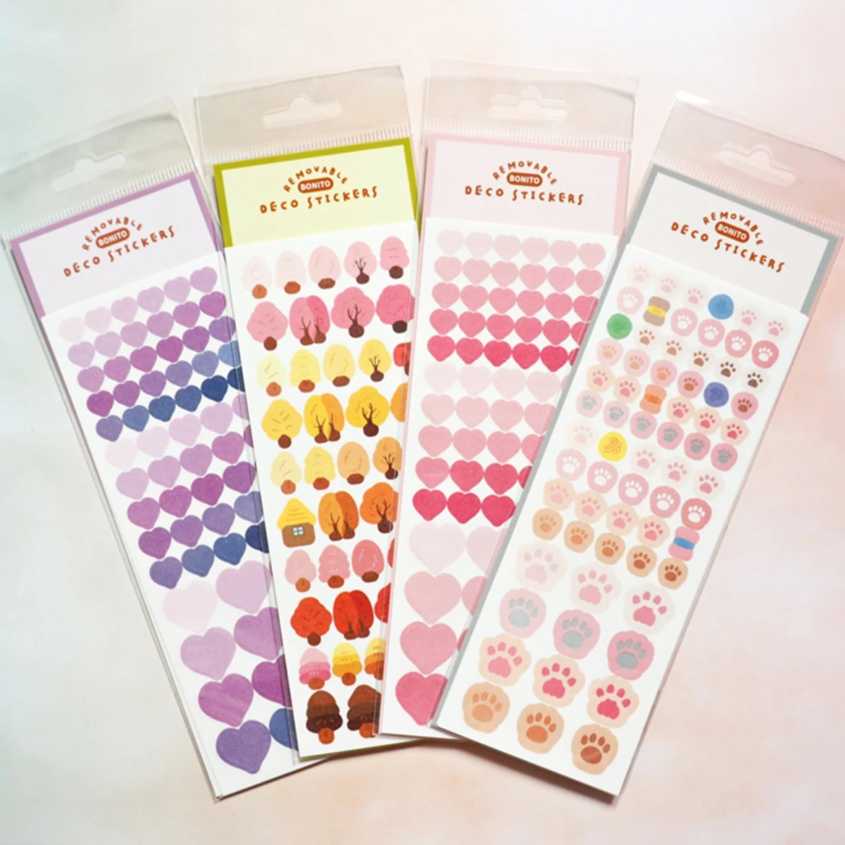 Korean Import 4 Seasons Forest Paper Stickers Scrapbooking Diy Journal Stationery Cute Sticker Deco Aesthetic Art Supplies