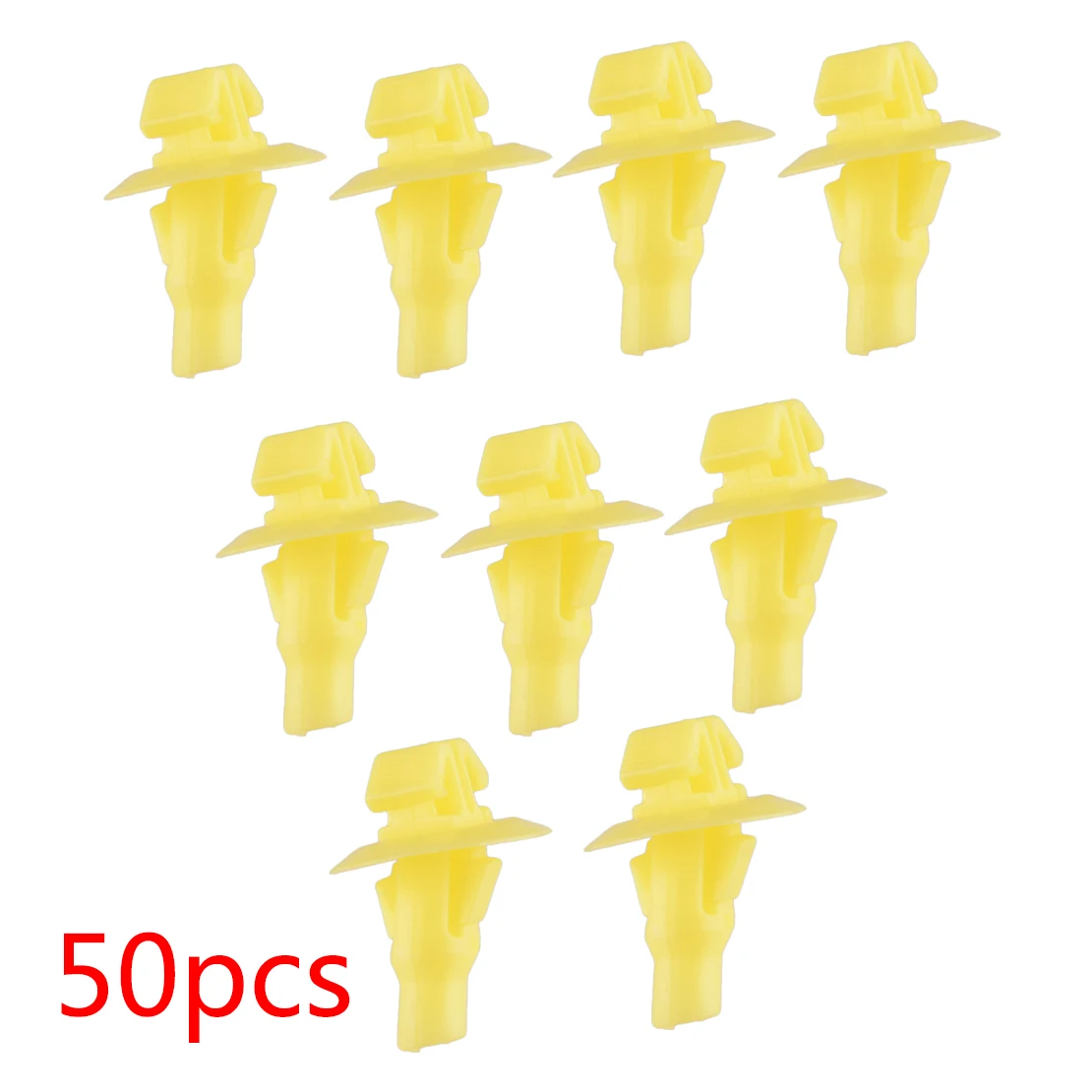 50Pcs Car Wheel Flare Fender Molding Fastening Retainer Clip Yellow Fit For Lexus GX470 75394-60060