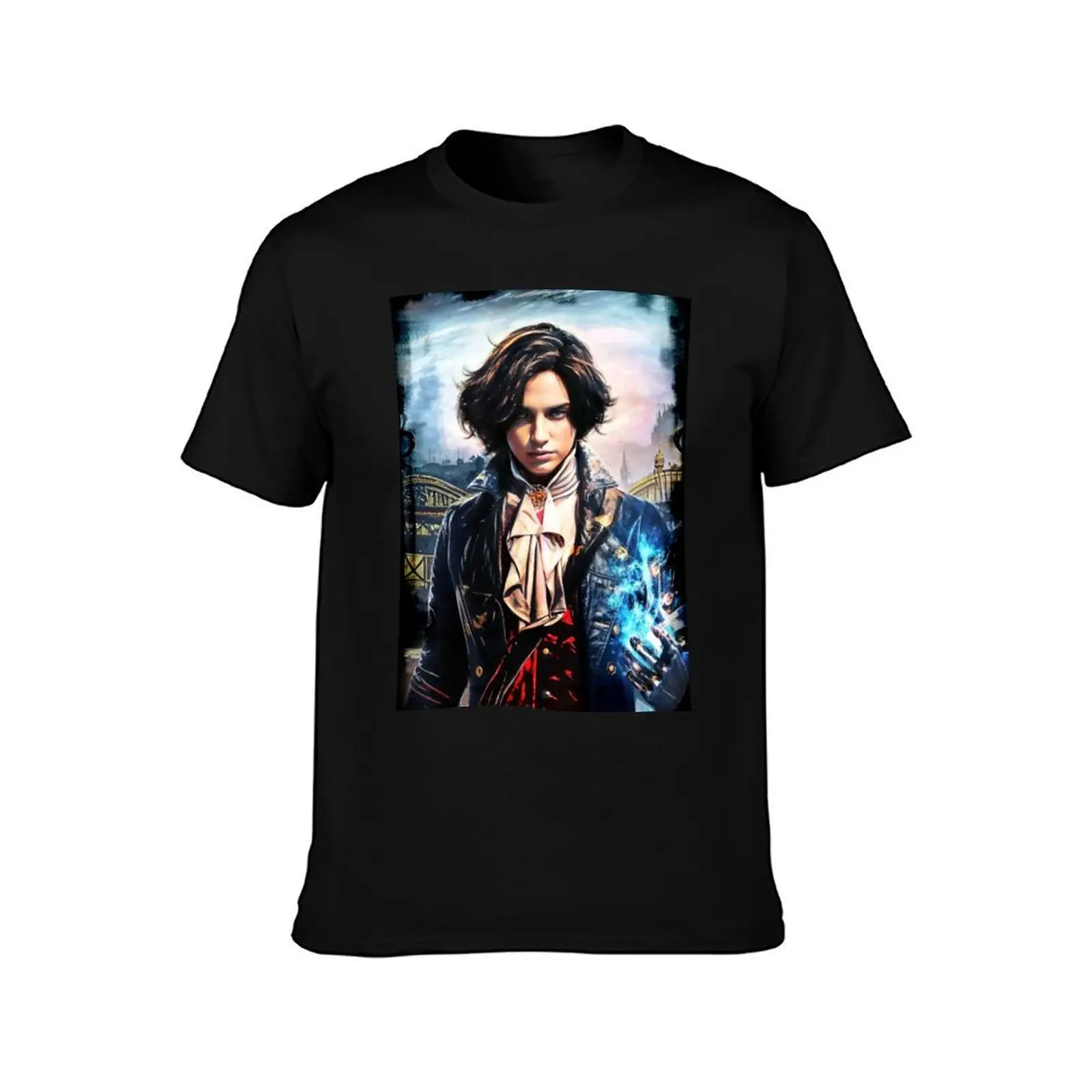 Lies of P T-Shirt, Summer Casual Cotton Tee, Oversized Streetwear Tops, Vintage Graphic Print, Loose Fit Short Sleeve