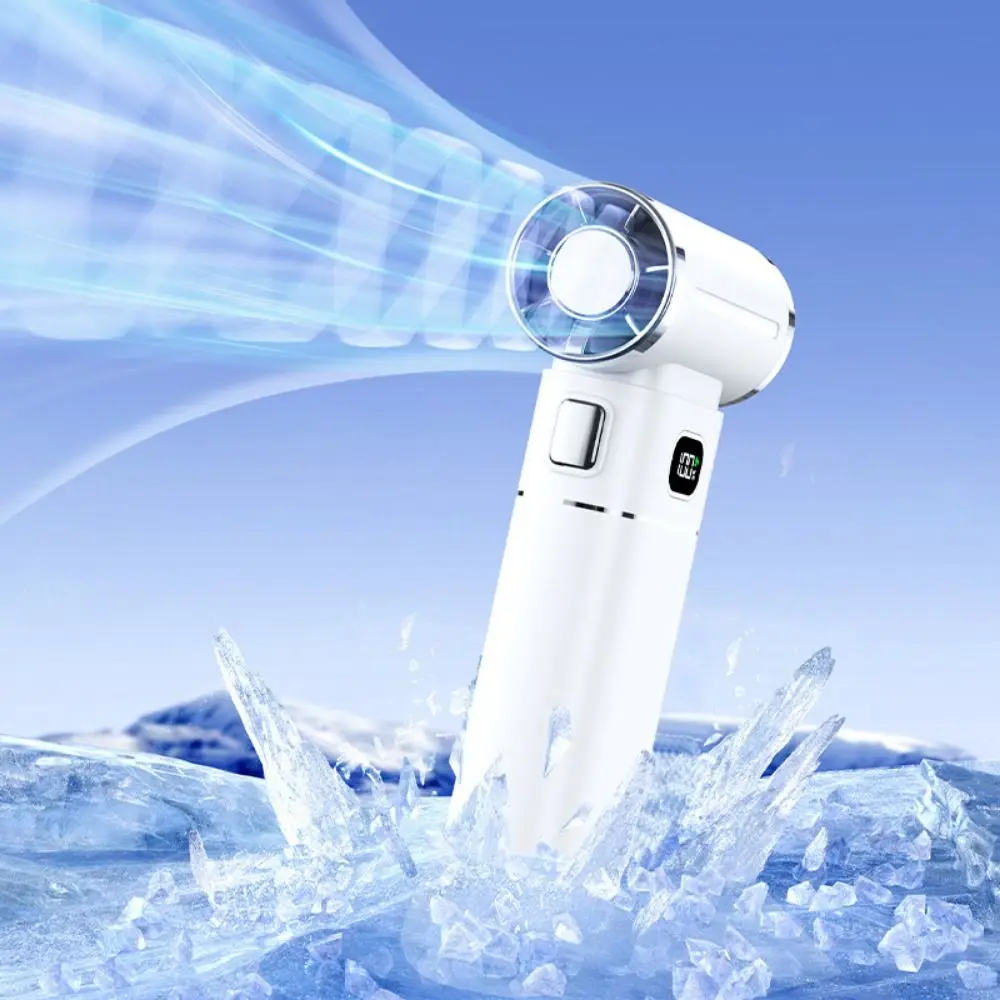 130000 RPM Powerful Dust Blower Brushless Motor with LED Light Handheld Turbo Violent Fan Rechargeable 6 Speed Adjustable