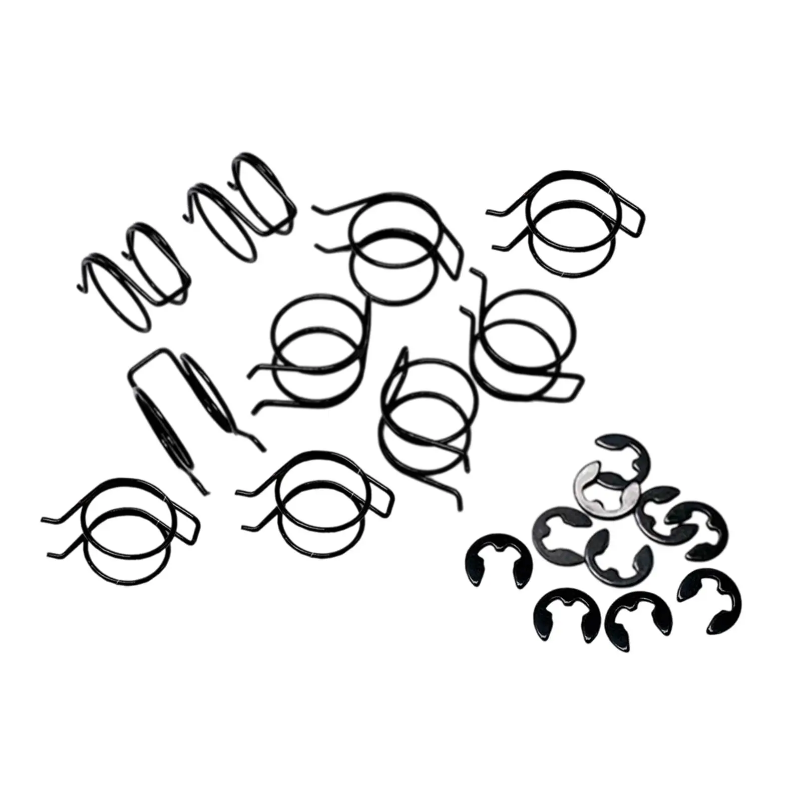 10Pcs Double Torsion Spring Component Brake Return Springs Torsion Return Spring for Home Appliances, Harvesters Instruments
