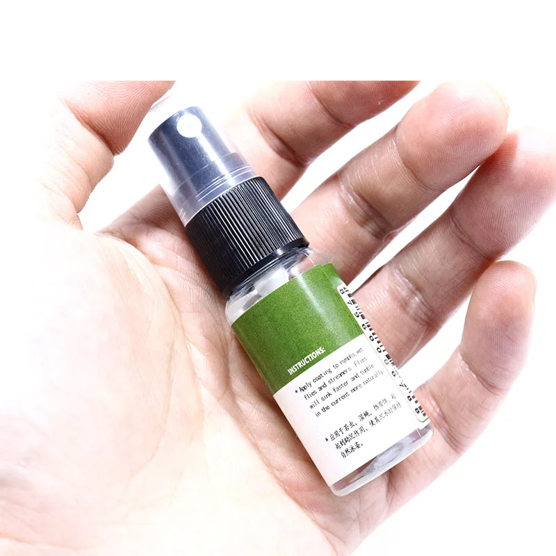 jujufly 20ml bottle fly fishing VG sinket liquid water hydrolyzable wet fly&streamer fly fishing aid-sinking chemical additives