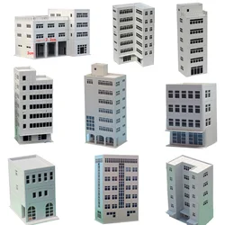 Simulation Miniature Building Model ABS Plastic Diy Architecture House For City Sand Table Scene Layout Diorama Materials 1Pcs
