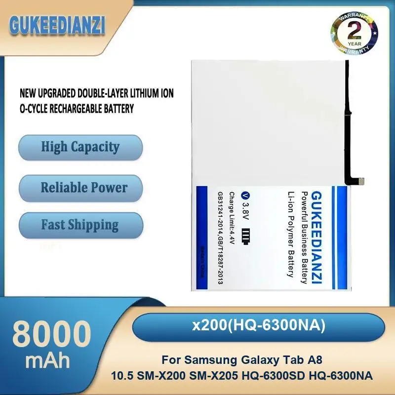 Battery For Samsung Galaxy Tab A 10.1 2019 SM T510 T515 Book 12 SM-W720 Titan V2 XE520QAB XE521QA SM-W727V 3 Lite 7.0 T111 T110