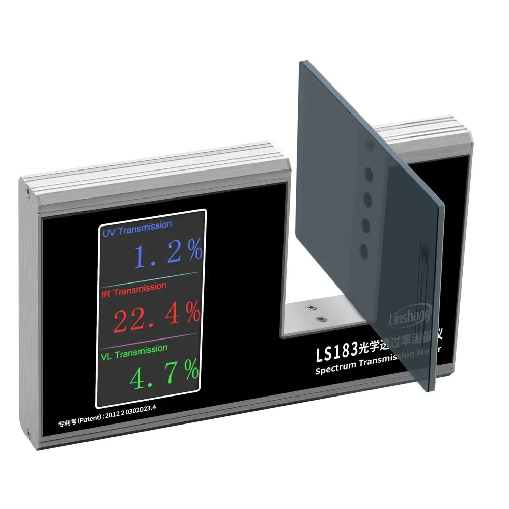 Customization Linshang LS183 Spectrum Transmission Meter for UV IR Transmission Test Film Glass Window Tint Test