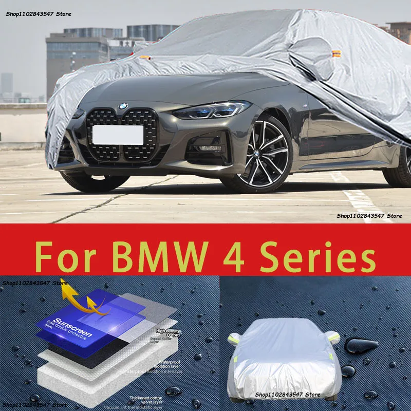 

For BMW 4 Series Outdoor Protection Full Car Covers Snow Cover Sunshade Waterproof Dustproof Exterior Car accessories