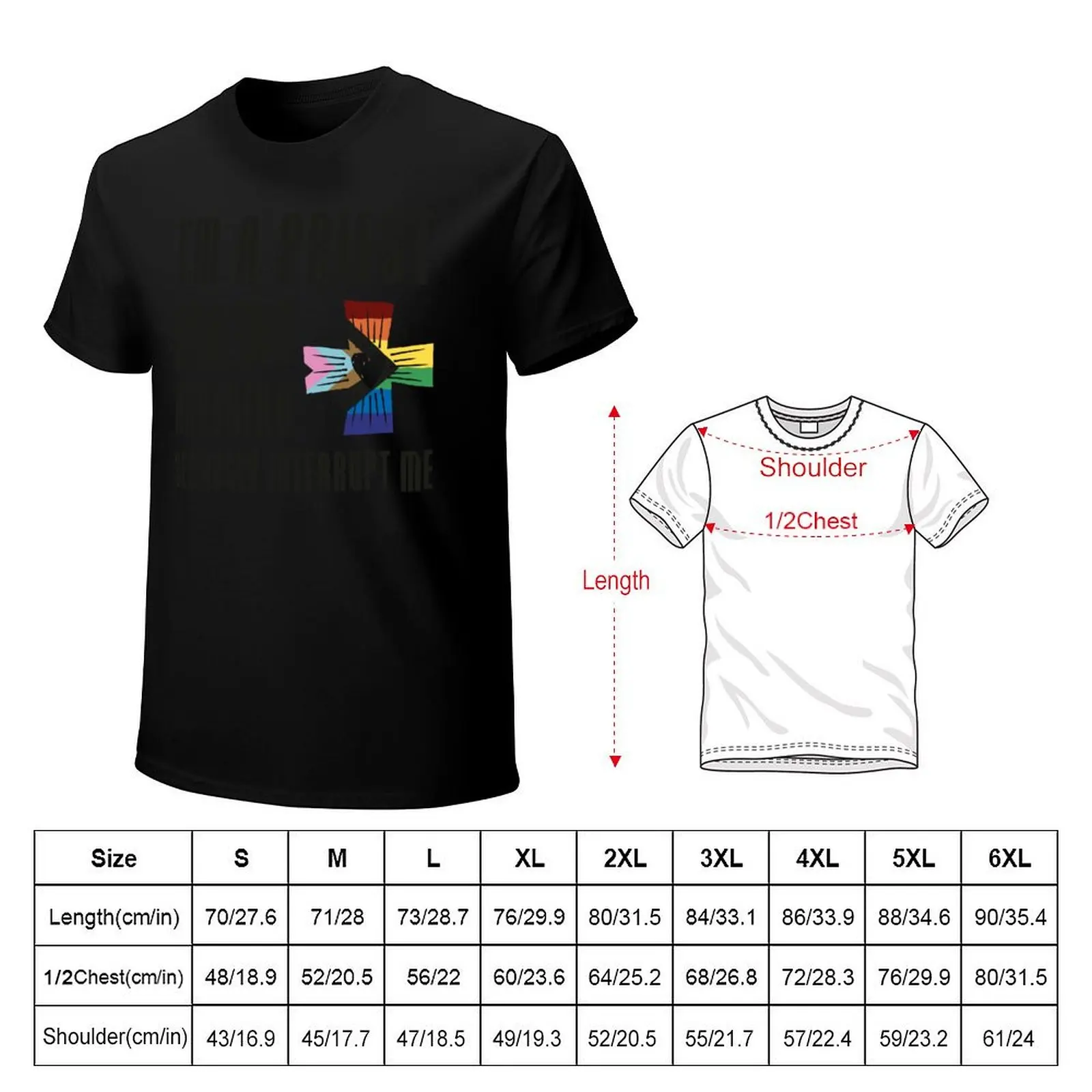 I’m a Priest–Inclusive! T-Shirt Basic Breathable Solid Color T-Shirt