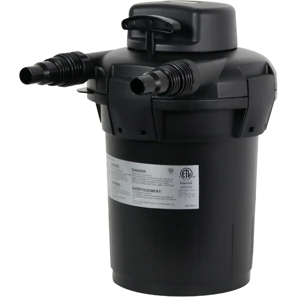 

SimplyClear Outdoor Pond Filtration System with UVC Light, 1250 Gallon Capacity for Small Water Gardens