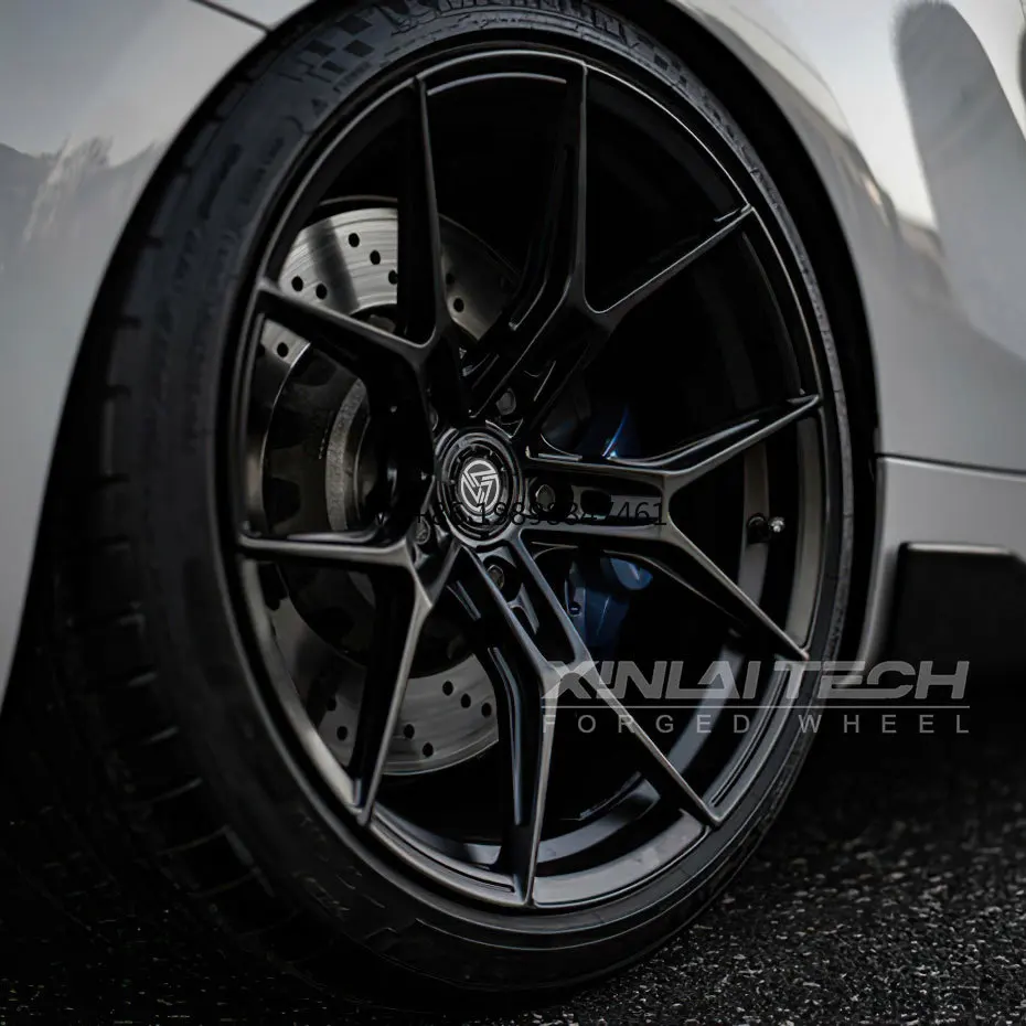 

XL 1 Piece Monoblock Matte Black Deep Concave Forged Wheel 5x114.3 5x120 5x112 5x114.3 18 19 20 21 22 23 Inch Car Alloy Rim