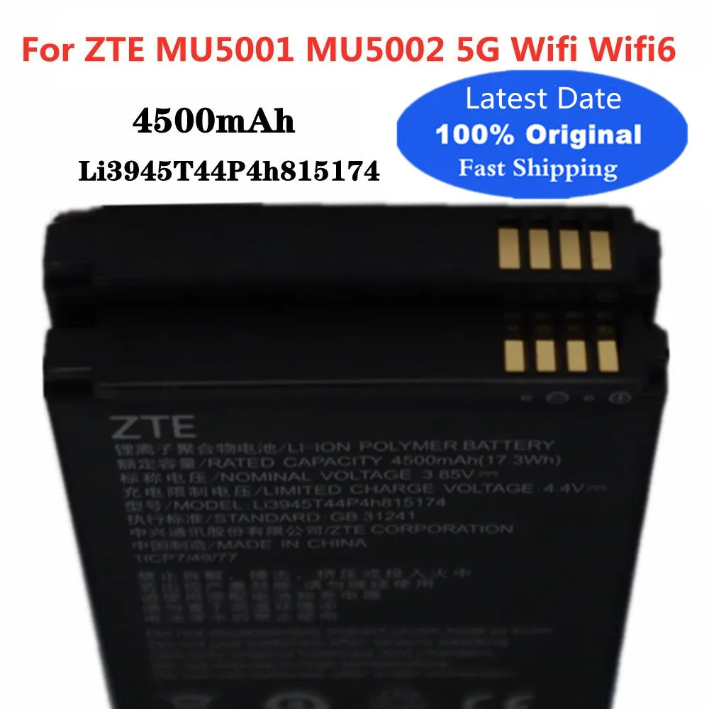 Li3945T44P4h 815174   Hohe Qualität Original Batterie Für ZTE MU5001 MU5002 5G Wifi Wifi6 Tragbare Wireless Router Batterie Bateria