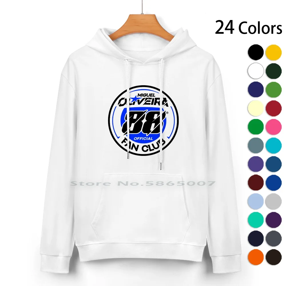 Oliveira 88 Fan Club Pure Cotton Hoodie Sweater 24 Colors Miguel Oliveira Race Rider Grandprix Moto2 Portuguese Team 44 88 100%