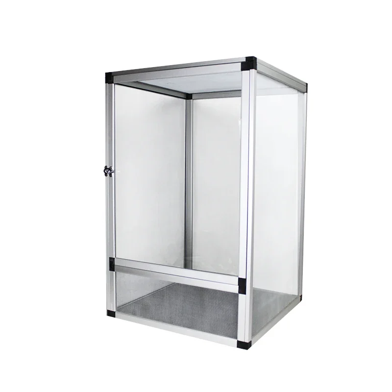 Feeding box, chameleon aluminum alloy cage, crawler box feeding box