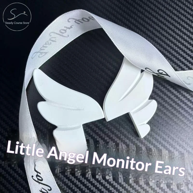 Ear Ornament Display Bracket 1Pair 3D Printed Self-Adhesive Creative Stand for Dorm Room Vanity Jewelry Organization