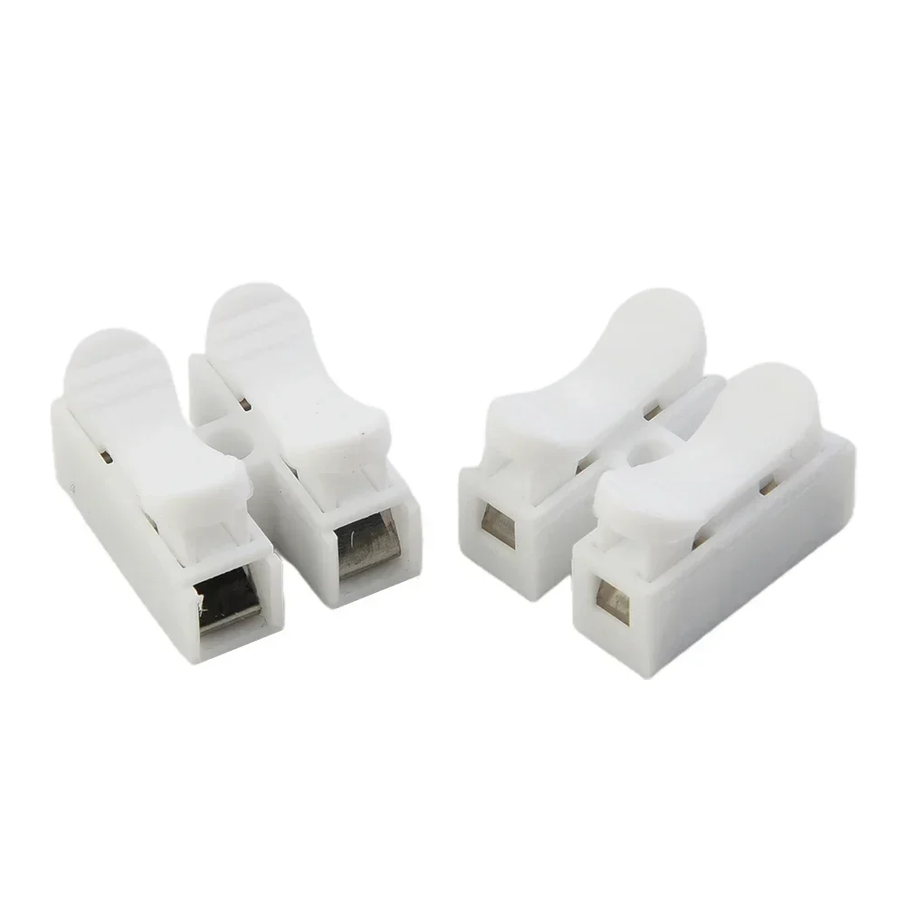 20Pcs Wire Connector Cable Clamp Electrical Terminal Block Spring Quick Wire Tape Cable Lock Cable Connection Terminal Fit Led