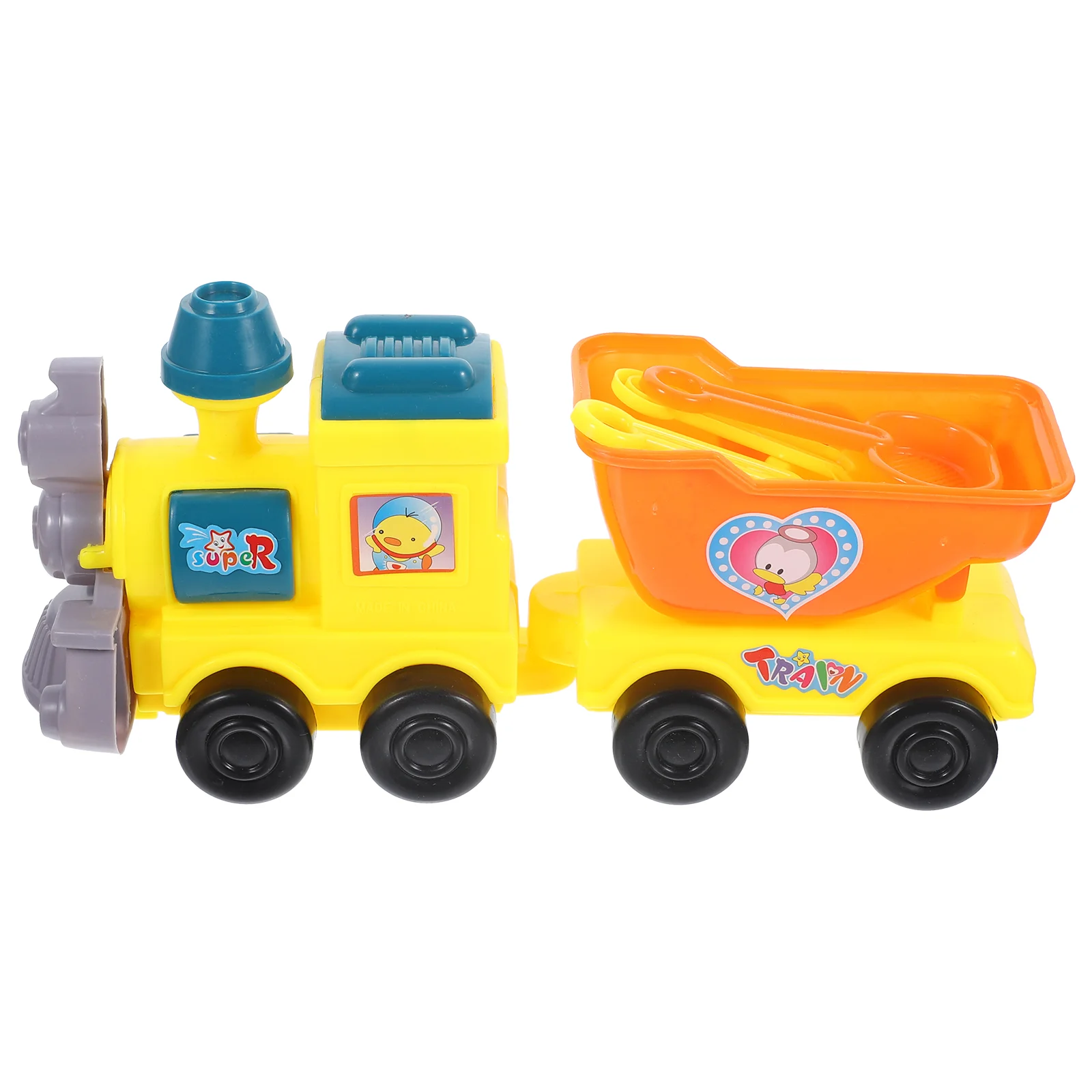 

Beach Train Toy Children's Sand Toys Summer Playthings Sandbox for Digging Tool Castle Molds Shovels Plastic Kids Kits