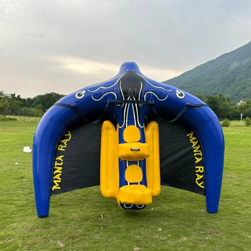 

For Water Park Crazy Sport Games Boat Tube Towable Water Tube Inflatable Manta Flying Ray Water Ski Towable Tube