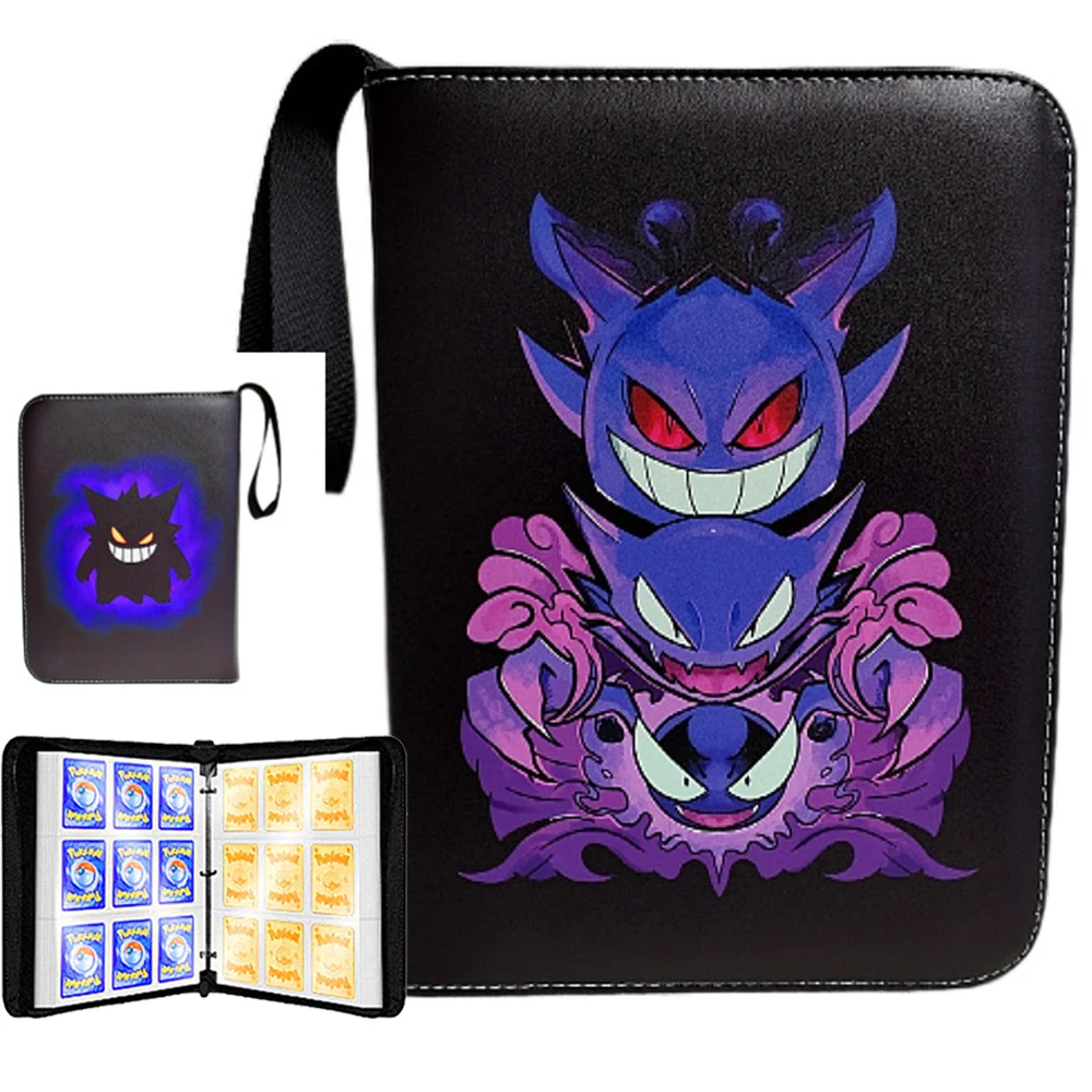 

*900Pcs Card Album Binder Photocard PU Zipper Photo Album Carte Holder Toys Collection Folder Letters For Pokemones Cards Hobby