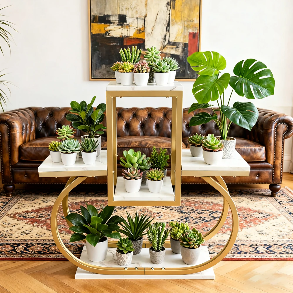 Plant Stand for Indoor Outdoor Plants Home Garden Decorative Planters Stand Plant Pedestal Stand Plant Pots Holder