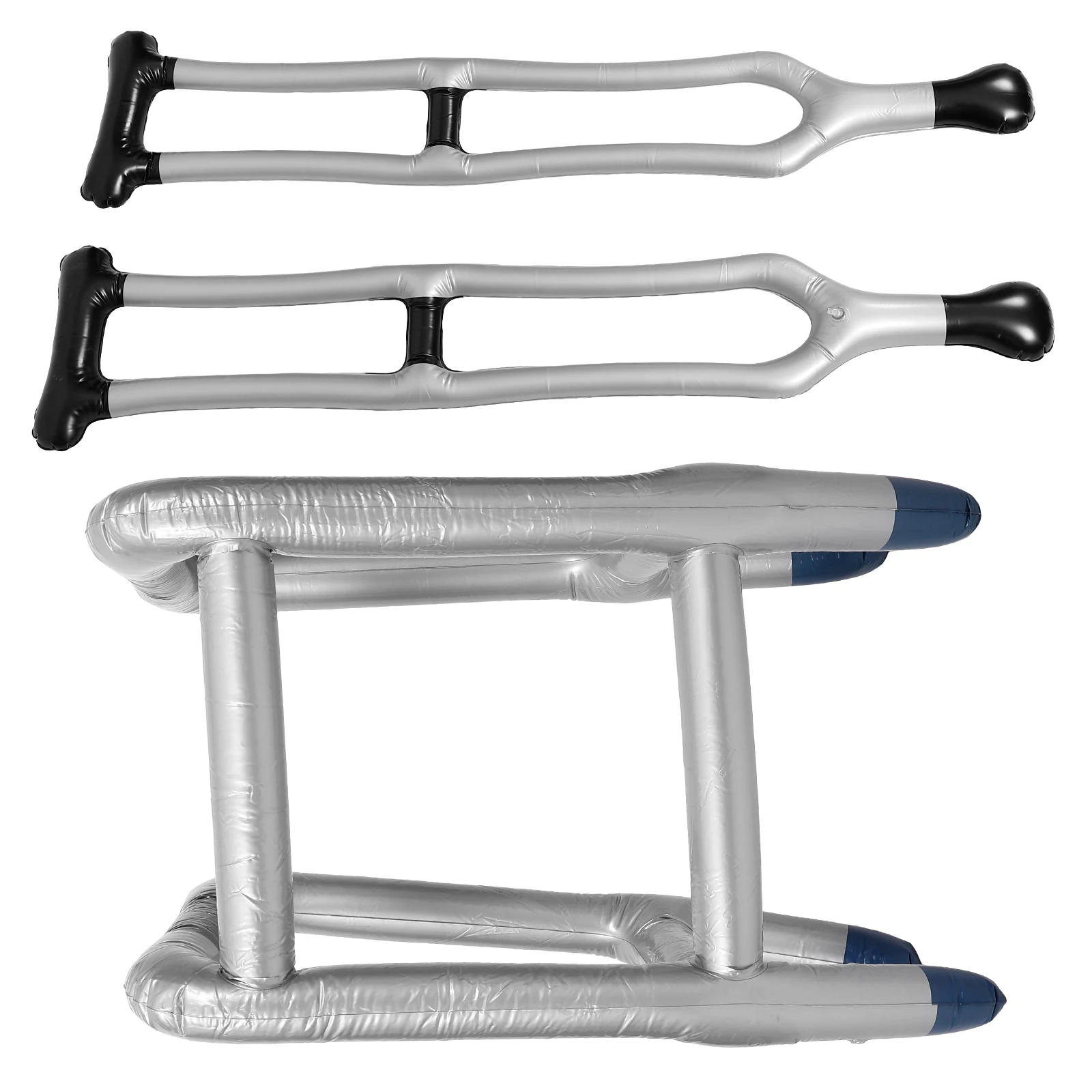 

Inflatable Crutch Medical Stand Crutches Party Props Walking Stick Toy Cane Child