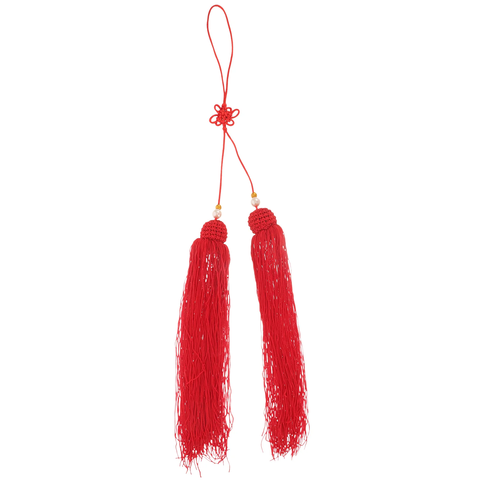 Red MartialArtsTassel TaiChiSwordTassel ChineseSwordTassel HangingTassel TasselPendant SwordTailDecor TasselDecoration