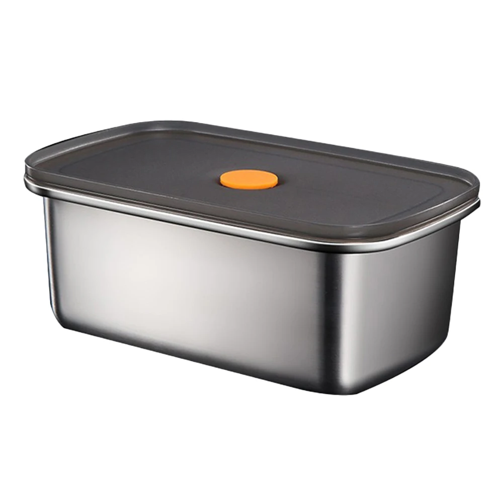 

Stainless Steel Lunch Box Food Containers Kitchen Storage Boxes Sealed Crisper Vacuum Practical Portable Easy Clean Fruit
