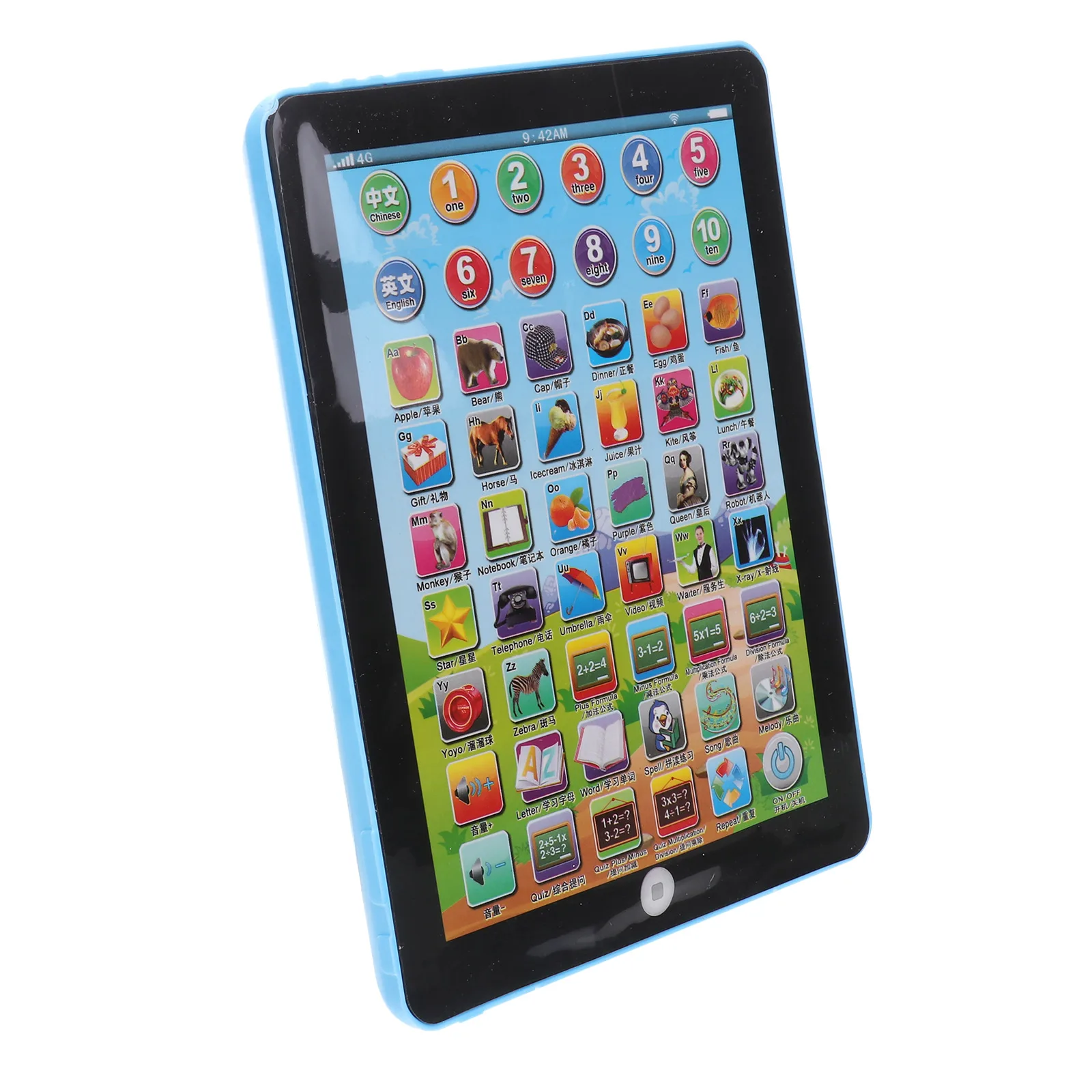 آلة التعلم التعليمية للأطفال شاشة لوحة التعلم الإنجليزية للتعليم المبكر للأطفال #4