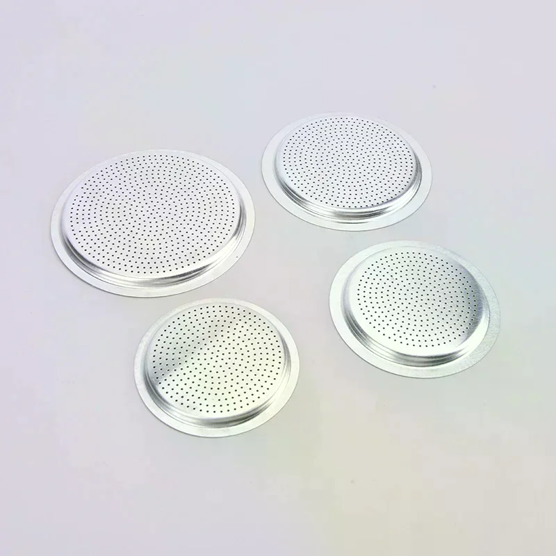 Stainless Steel Gasket Filter Plate and Silicone Gel Ring Replacement Parts Home Decoration