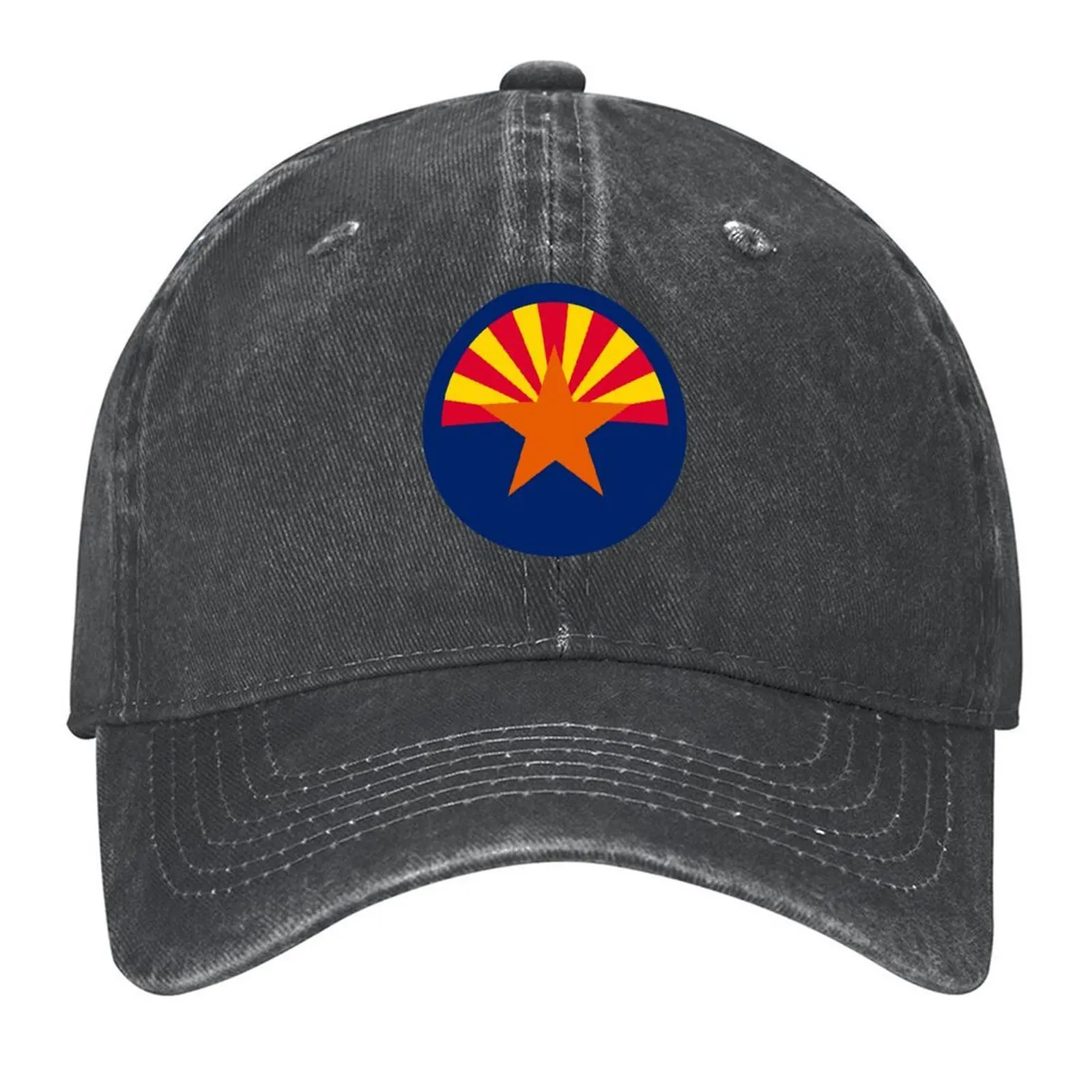 

Arizona State Flag Emblem Baseball Cap Fashion Beach Hat Baseball Cap Custom Cap Golf Hat Man Women Beach Fashion Men's