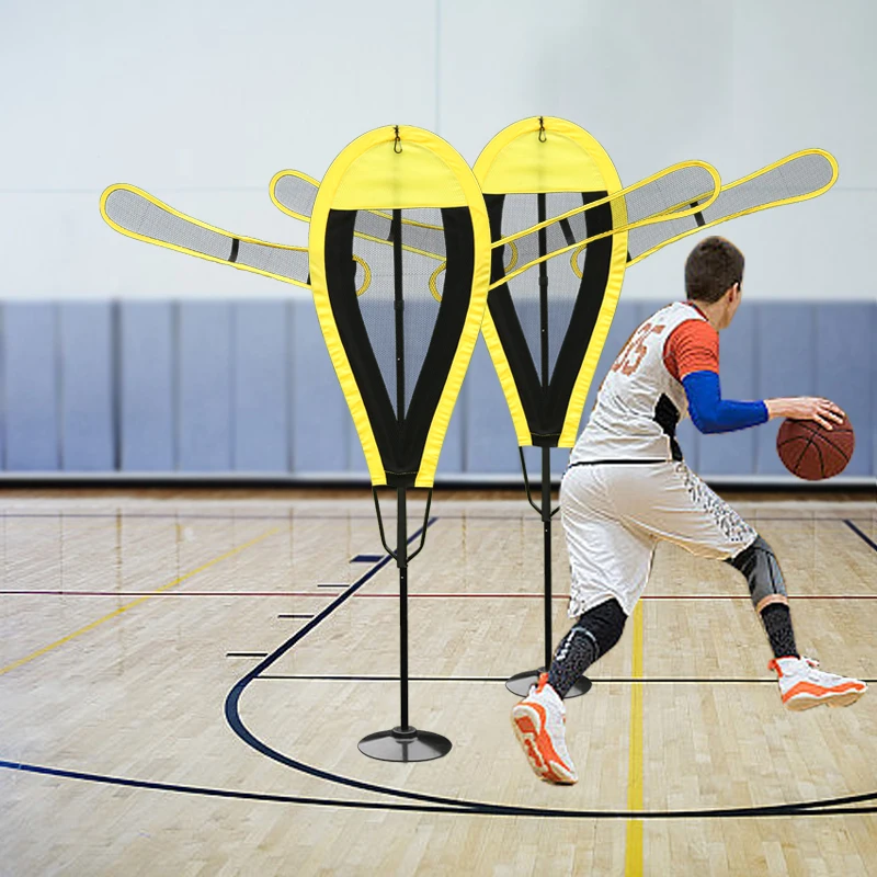 

Adjustable 1 Basketball Training Equipment Auxiliary Dummy Obstacle Defense Interference Wall Shooting Interference Wall