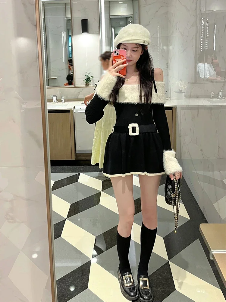 2025 Summer Elegant Floral Fairy Dress Woman Beach Style Party Long Sleeve Midi Dress Fashion Female One Piece Dress Korean Boho