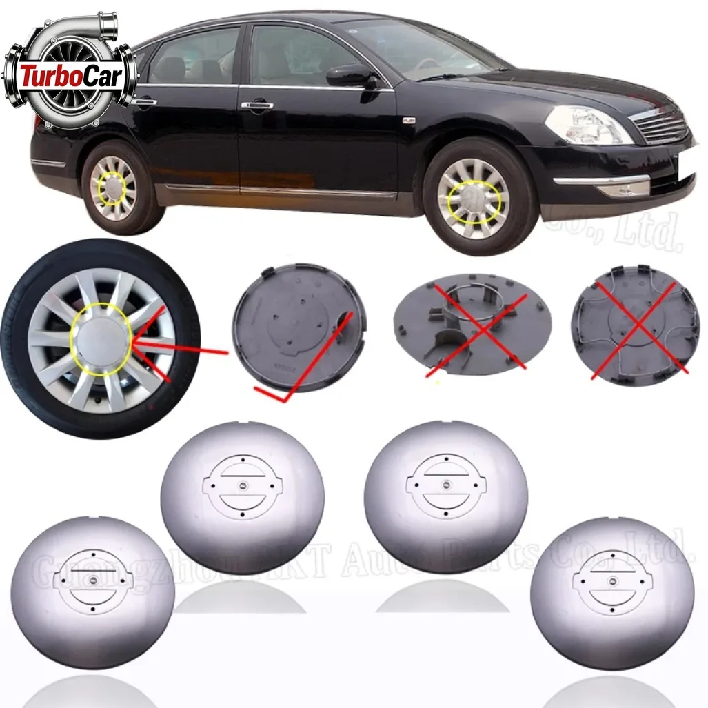 

Комплект из 4 колпачков для центра диска колеса для NISSAN Teana J31 40315-PA001, замена крышки ступицы колеса автомобиля