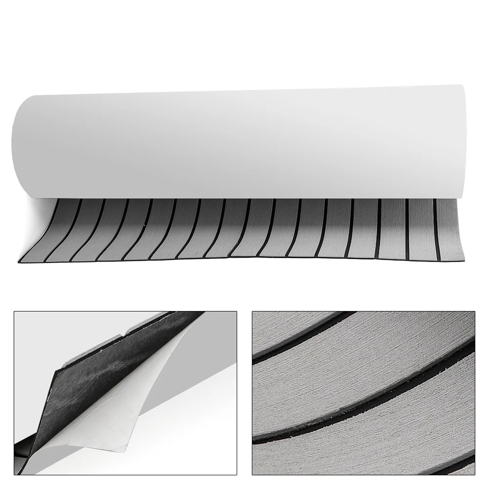 240cm×90cm EVA Foam Self-Adhesive Mat Water-proof Non-slip Pad for Marine Yacht Boat Decking Car Accsesories Auto Interni