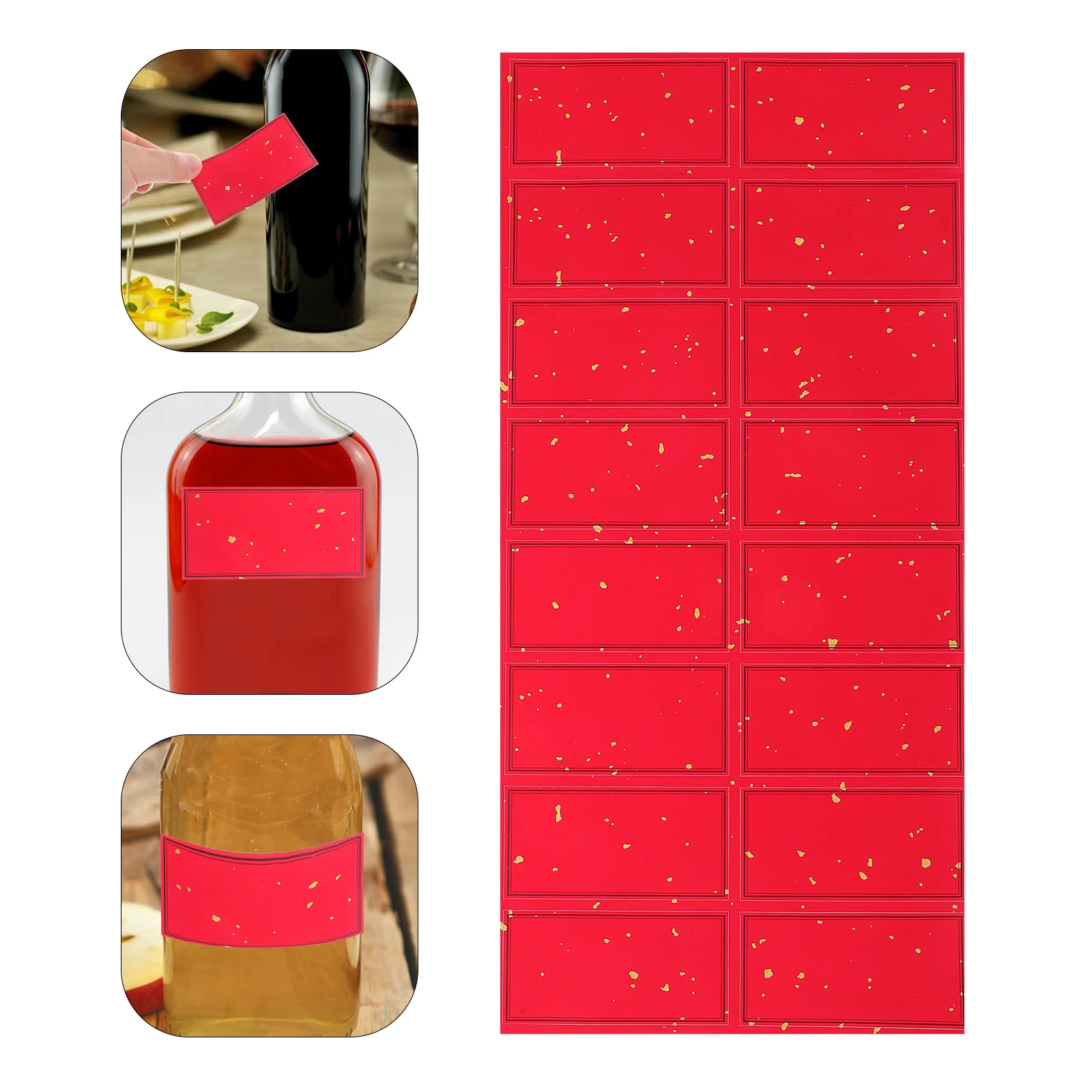 

Настраиваемые водонепроницаемые пустые этикетки для бутылок вина для любого случая, свадеб, вечеринок, мероприятий, домашнего пивоварения, этикетки для бутылок вина