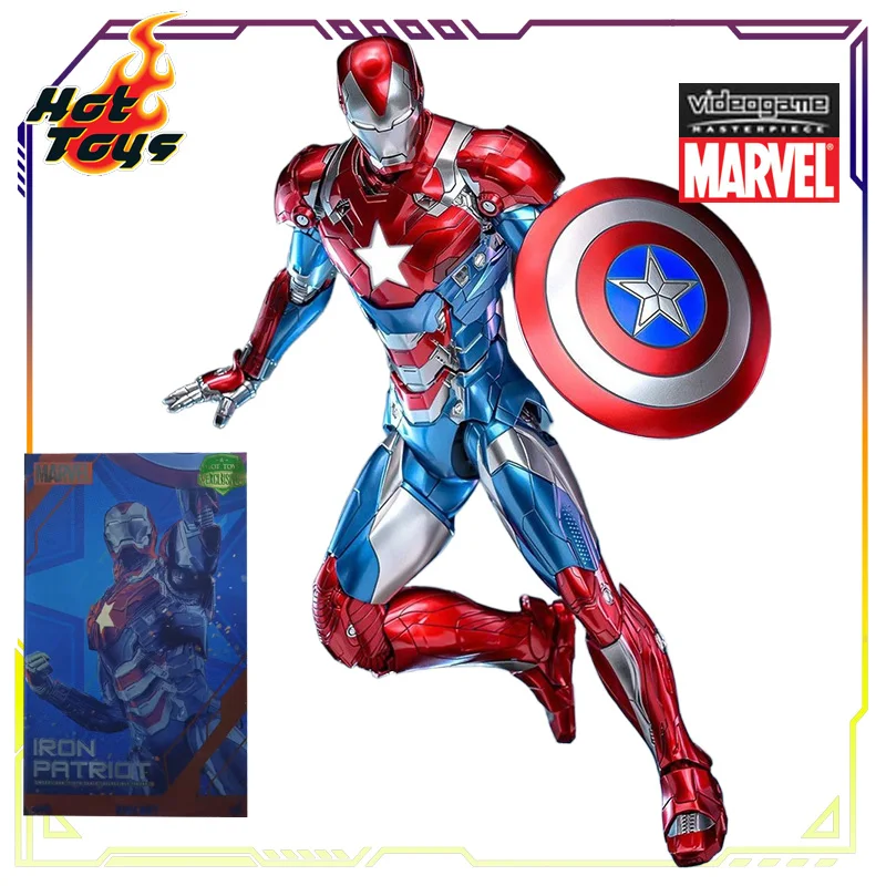 

Оригинальная коллекционная фигурка Iron Patriot от HOT TOYS, масштаб 1/6, серия CMS 021, Marvel Comics, модель игрушки, подарок для мальчиков и фанатов Marvel