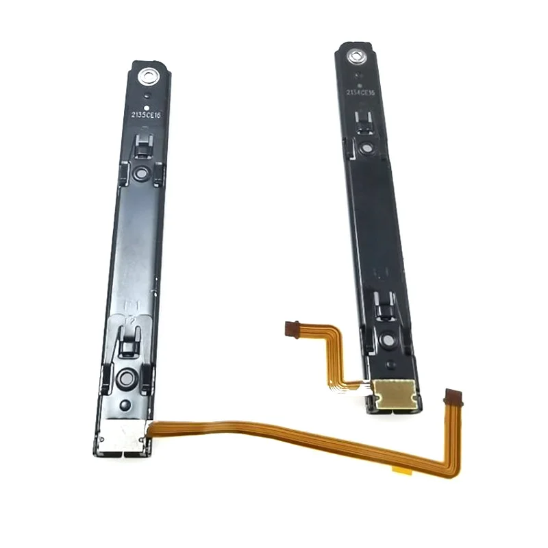 Original Repart Part Right And Left Slide Rail With Flex Cable Fix Part For Nintendo Switch OLED Console NS Rebuild Track