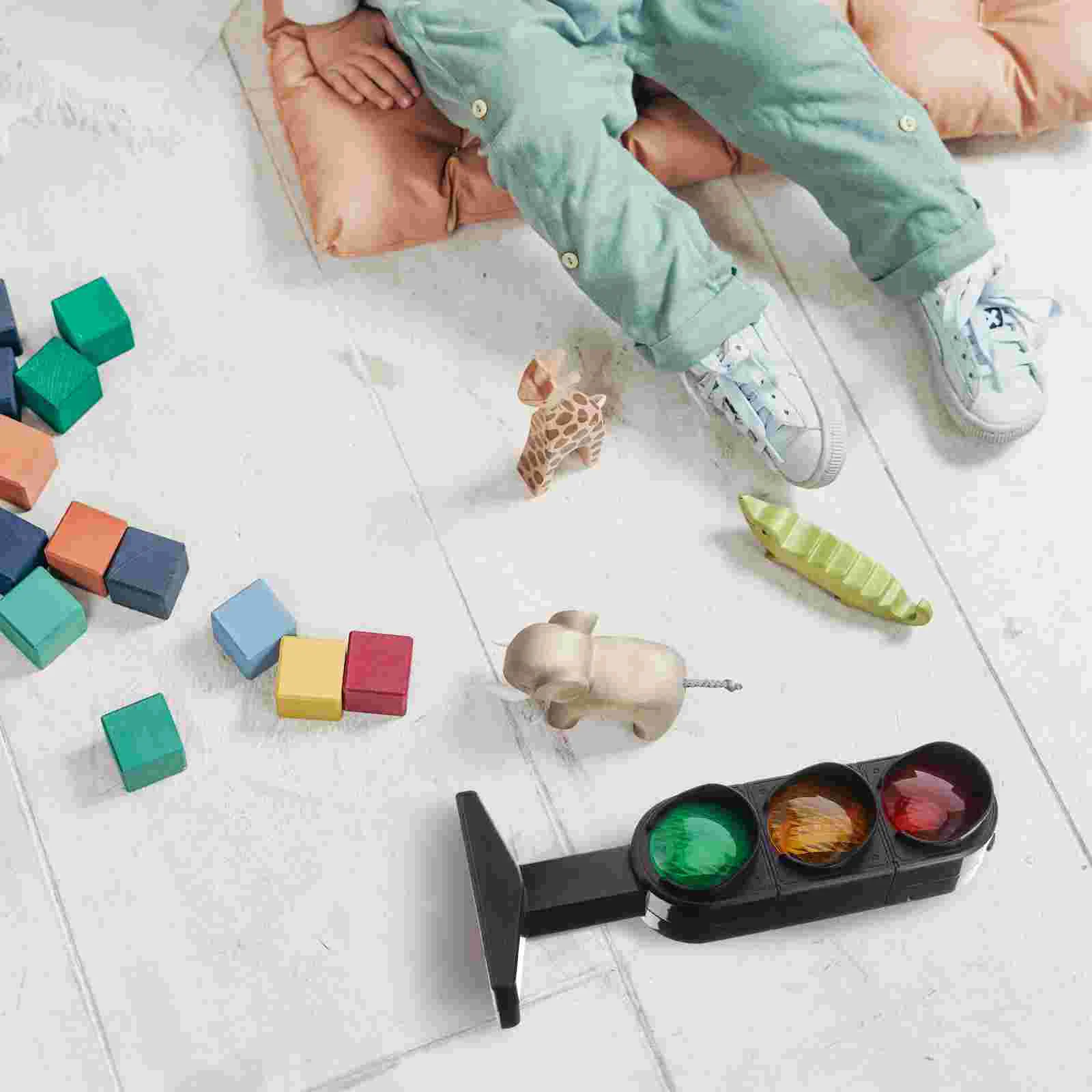 Blinkendes Ampel-Spielzeug, Kinderspielzeug, Signale, Lampe, Kunststoff, Kindermodell, Spielzeug